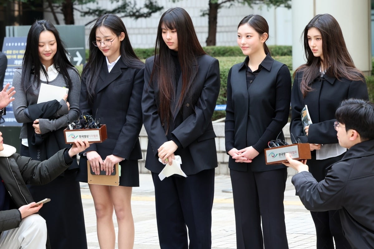 그룹 뉴진스(왼쪽부터 하니, 민지, 혜인, 해린, 다니엘)/사진=뉴스1