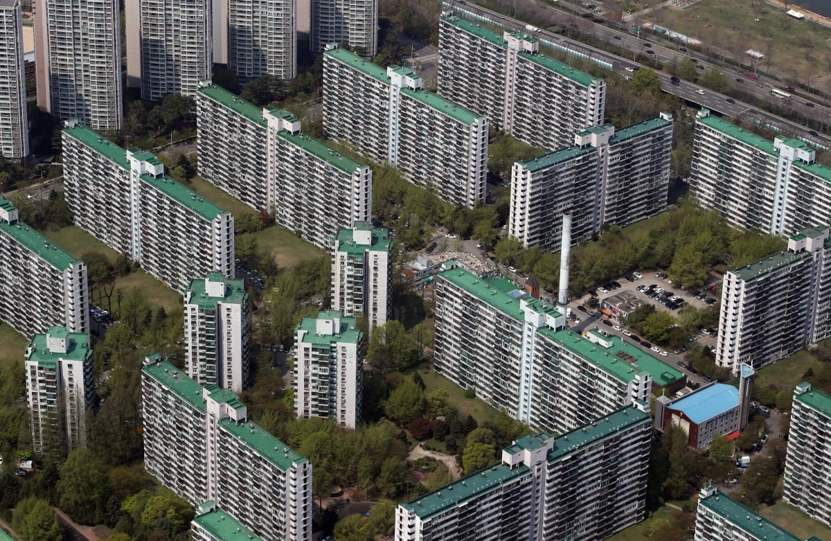 서울 송파구 잠실동 '주공아파트 5단지' 전경. 사진=연합뉴스