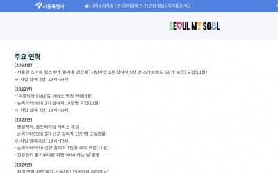 "서울 정책, 한눈에 본다"…정책 아카이브 전격 공개