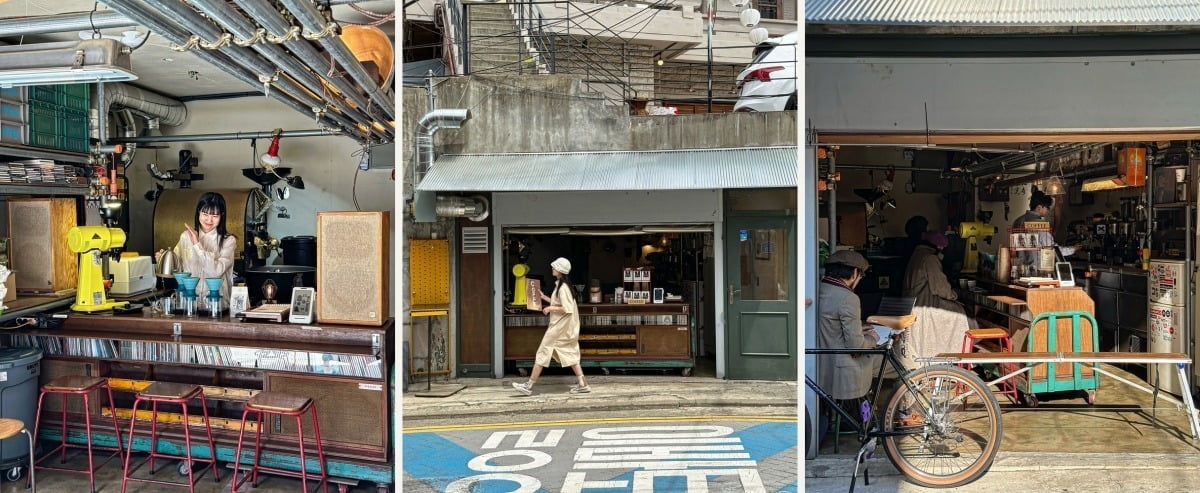 상수동 카페 '도덕과 규범'. 다양한 형태의 바를 만들어 공간을 조성한다. / 제공. 카페 도덕과 규범 
