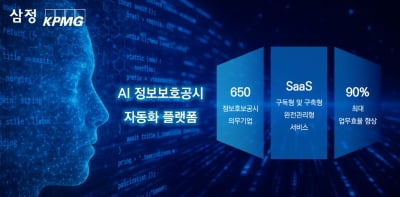 삼정KPMG, AI 기반 ‘스마트 정보보호 공시 자동화 플랫폼’ 출시