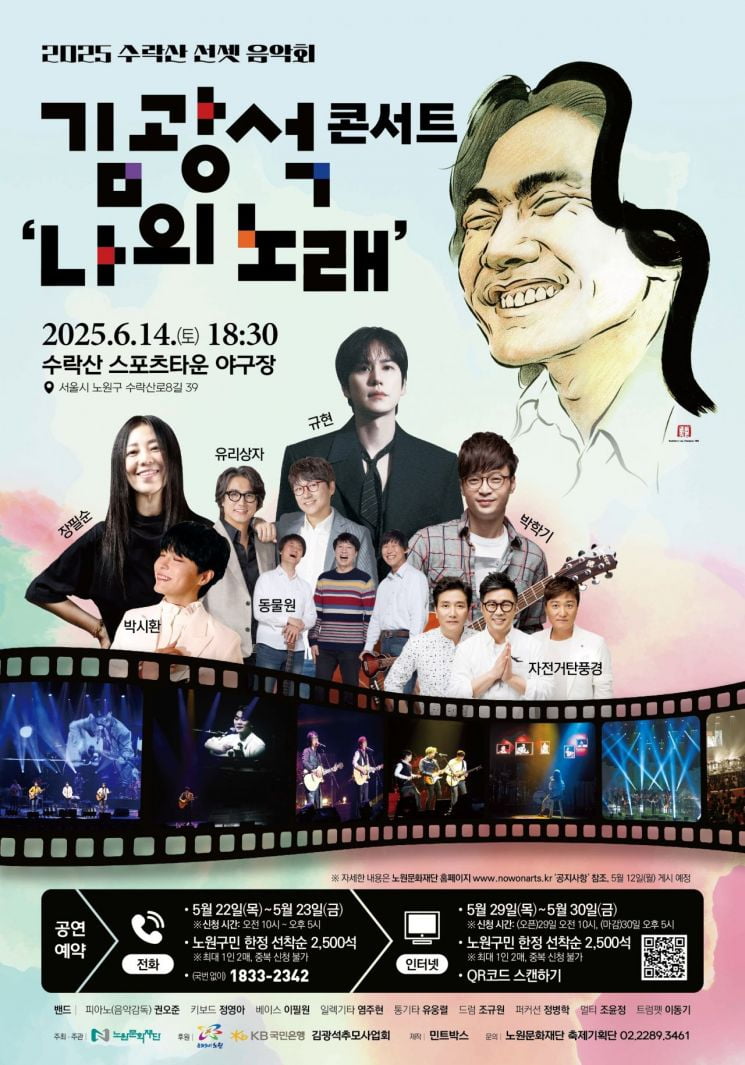 “너를 사랑했지만”…김광석의 노래, 수락산 노을에 물든다