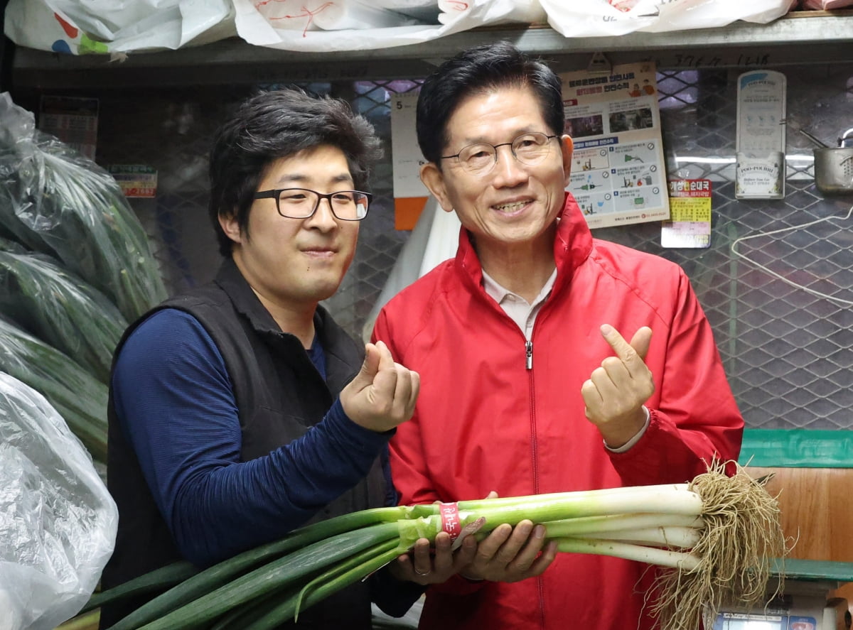 단일화 진통 끝낸 김문수, '경부선 유세' 광폭 행보 [대선 현장]