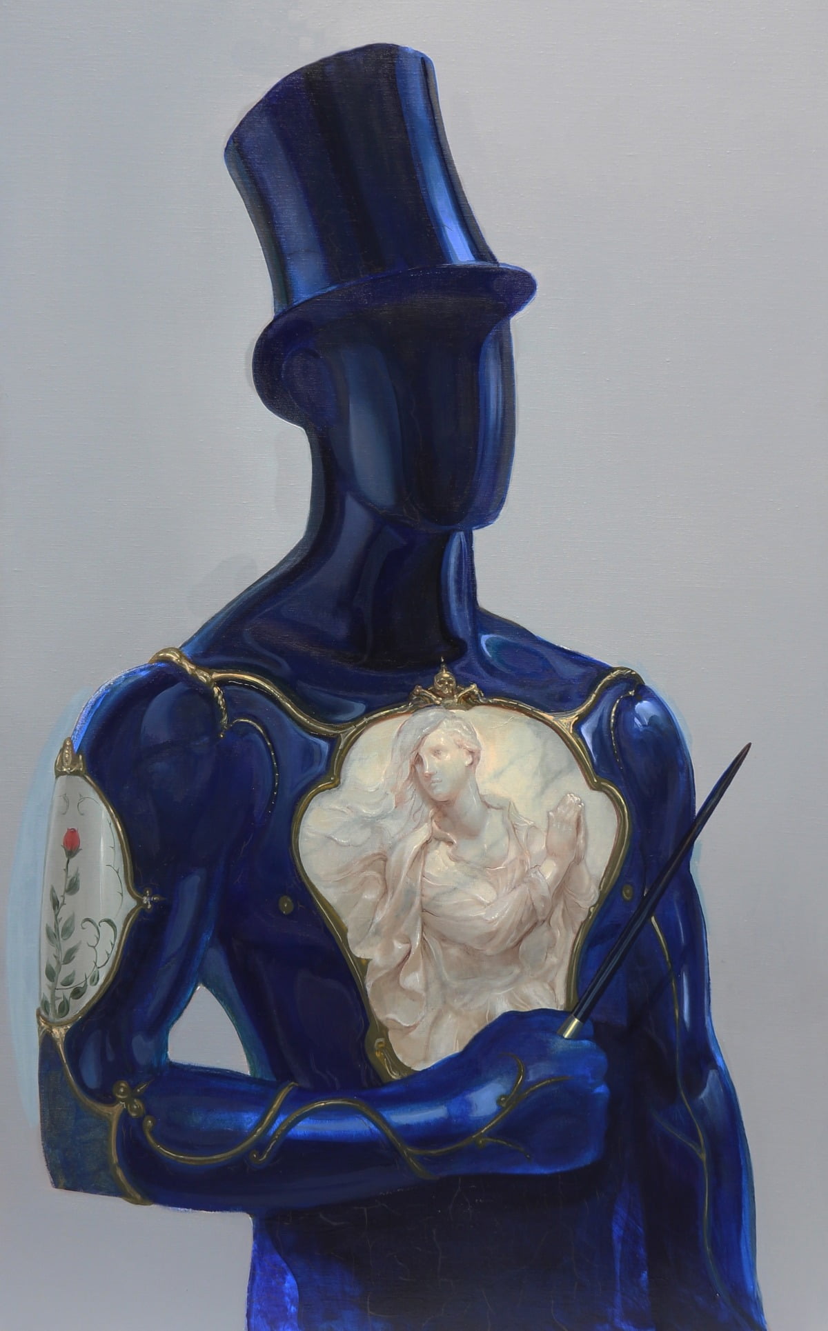 The Magician, 132 x 83 cm, Oil on Canvas, Courtesy of Lazy Mike © Filip Mirazović