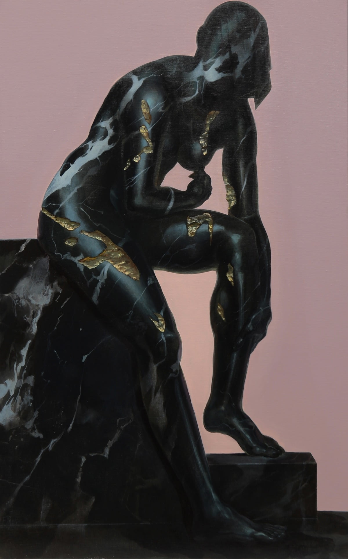 Them wounds, 132 x 83 cm, Oil on Canvas, Courtesy of Lazy Mike © Filip Mirazović