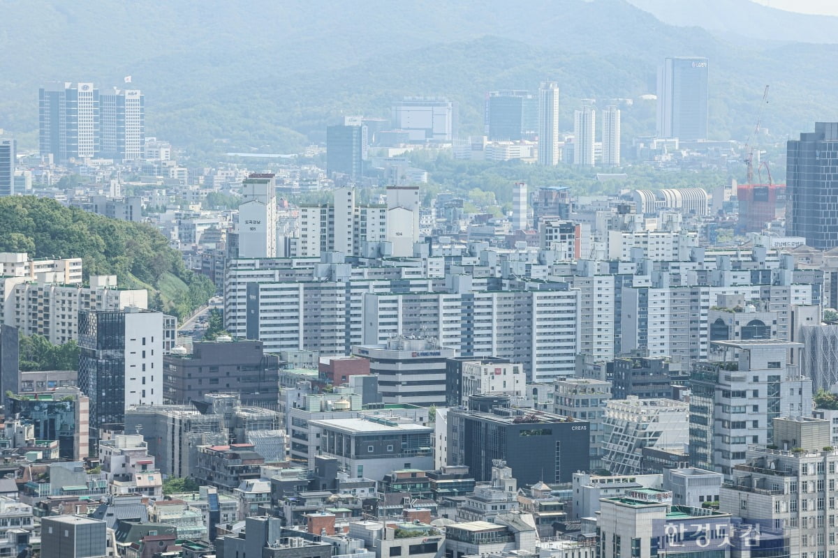 서울 시내 아파트 단지 모습. 사진=한경DB