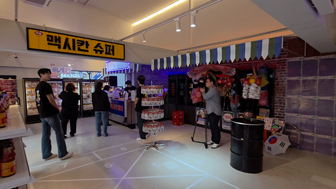 15일 서울 성동구 ‘장하다 하림 맥시칸’ 팝업 현장./영상=박수림 기자