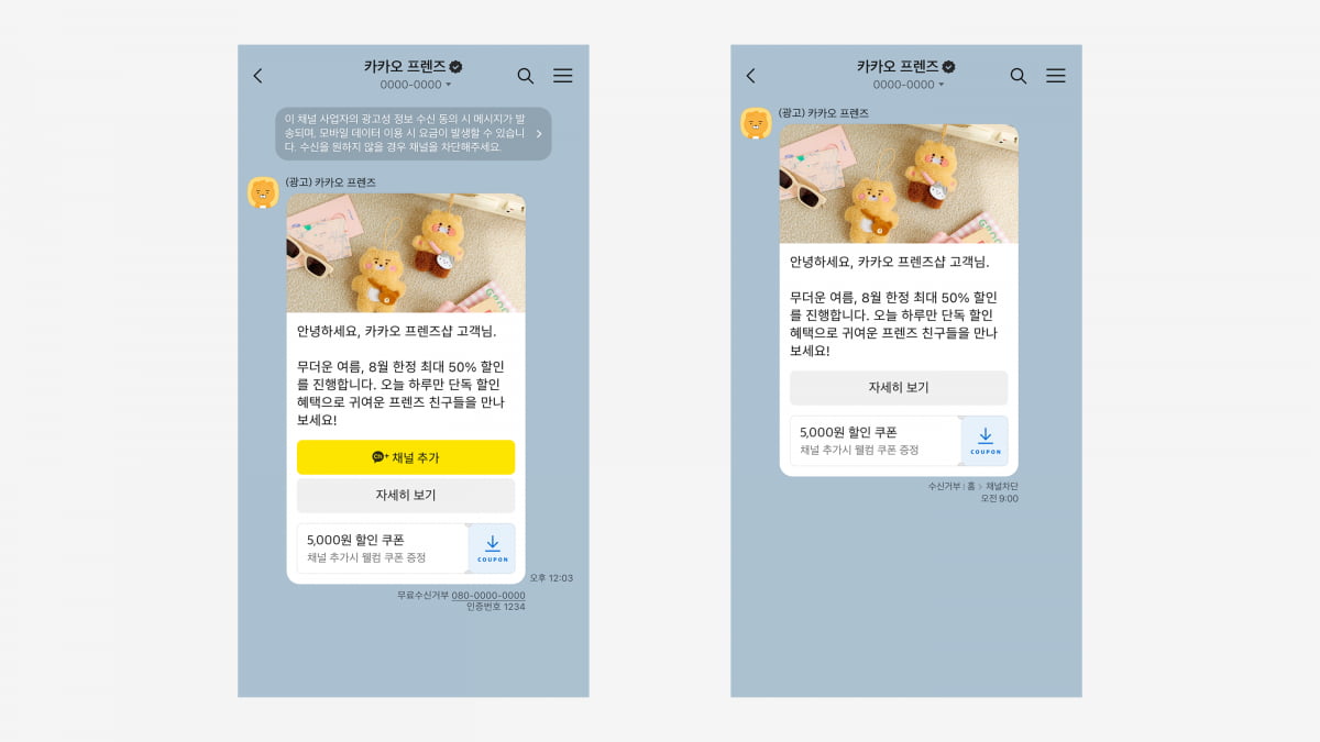 카카오가 15일 기업 메시지 상품 ‘브랜드 메시지’ 정식 출시했다. 사진=카카오 