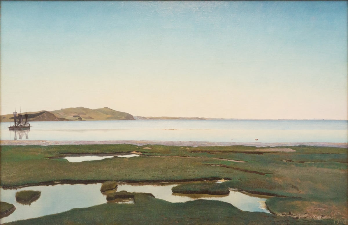 로스킬데 피오르드의 여름날(1900). 덴마크의 문화유산으로 지정된 작품이다. /란데르스 미술관