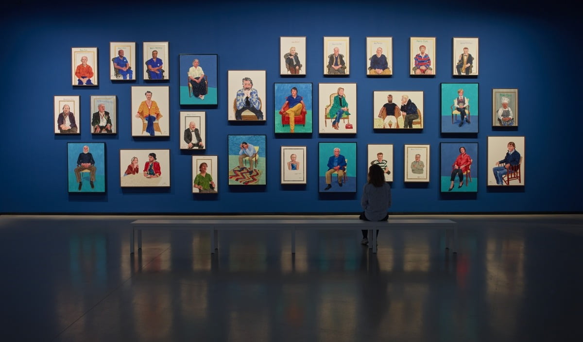 '데이비드 호크니, 25' 전시전경. / 사진. ⓒ David Hockney/Marc Domage/Fondation Louis Vuitton