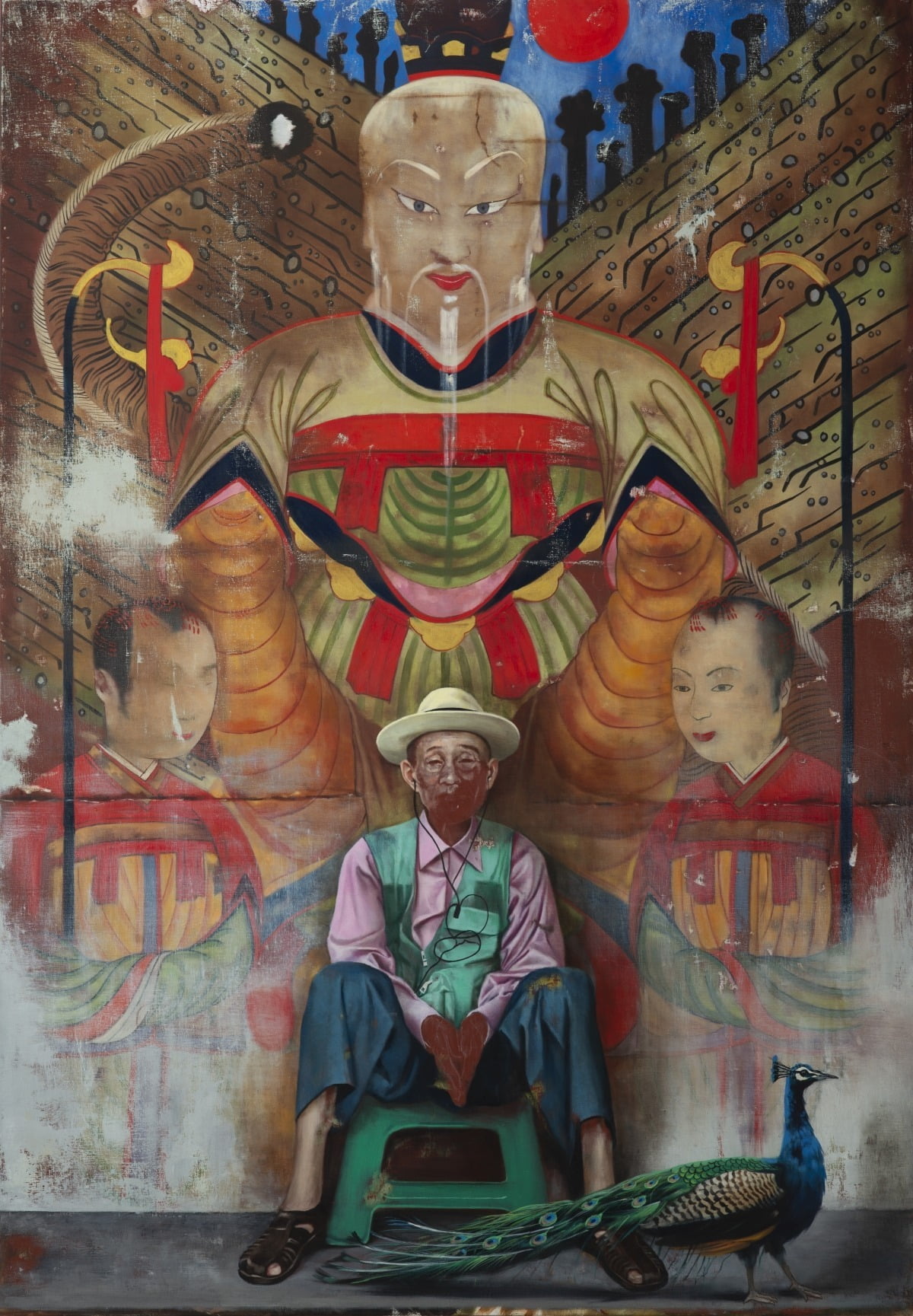 산 제로미노, 230 x 160 cm, Oil on linen, 2021 / 사진제공. 초이앤초이갤러리, 헬레나 파라다 김