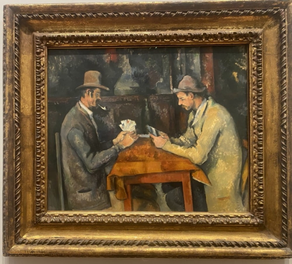 폴 세잔 <카드놀이 하는 사람들>(1892-1895) / 사진. © 김선경 
