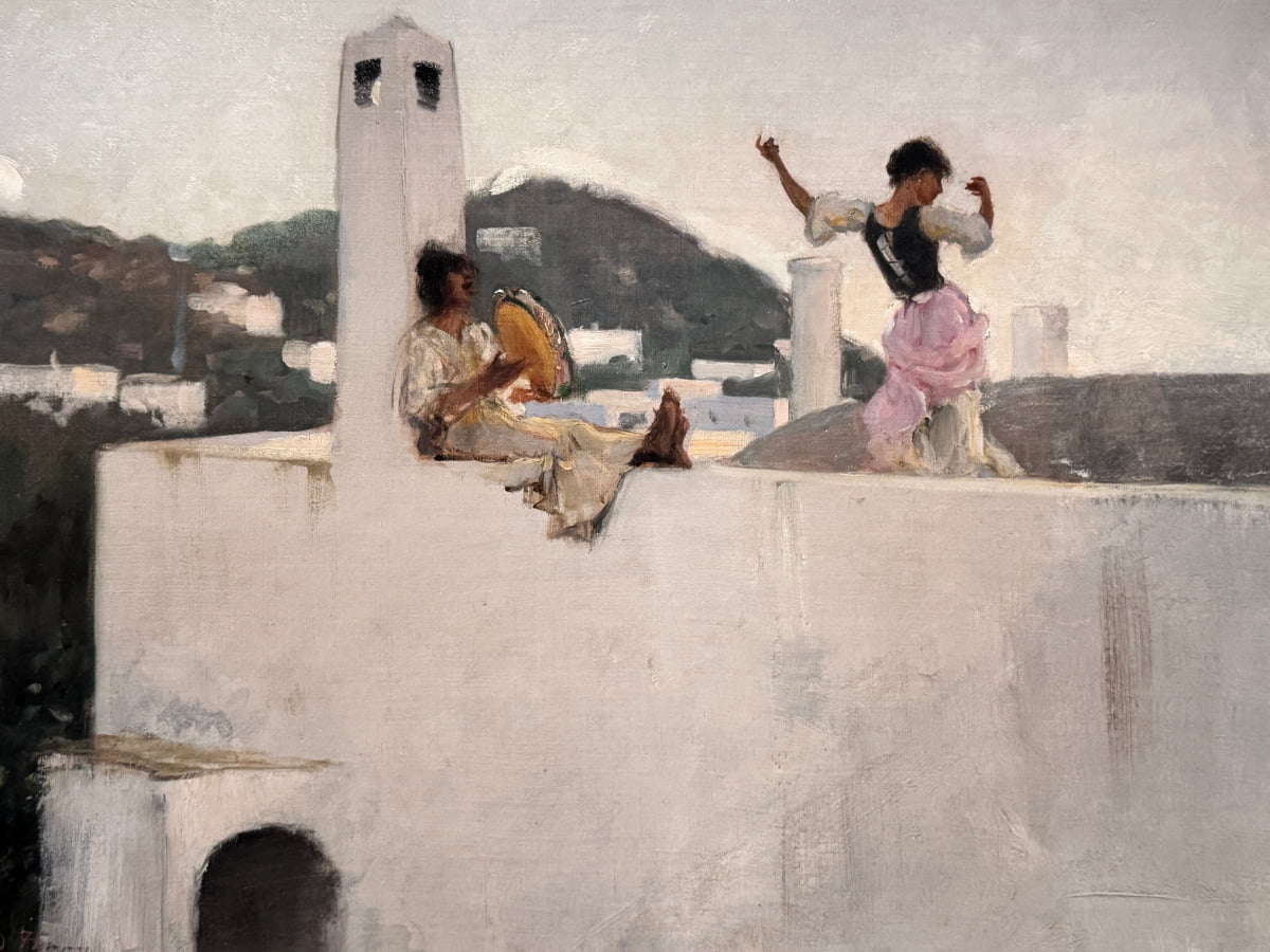 John Singer Sargent, <Capri Girl on a Rooftop (1878)>. © Crystal Bridges Museum of American Art 
