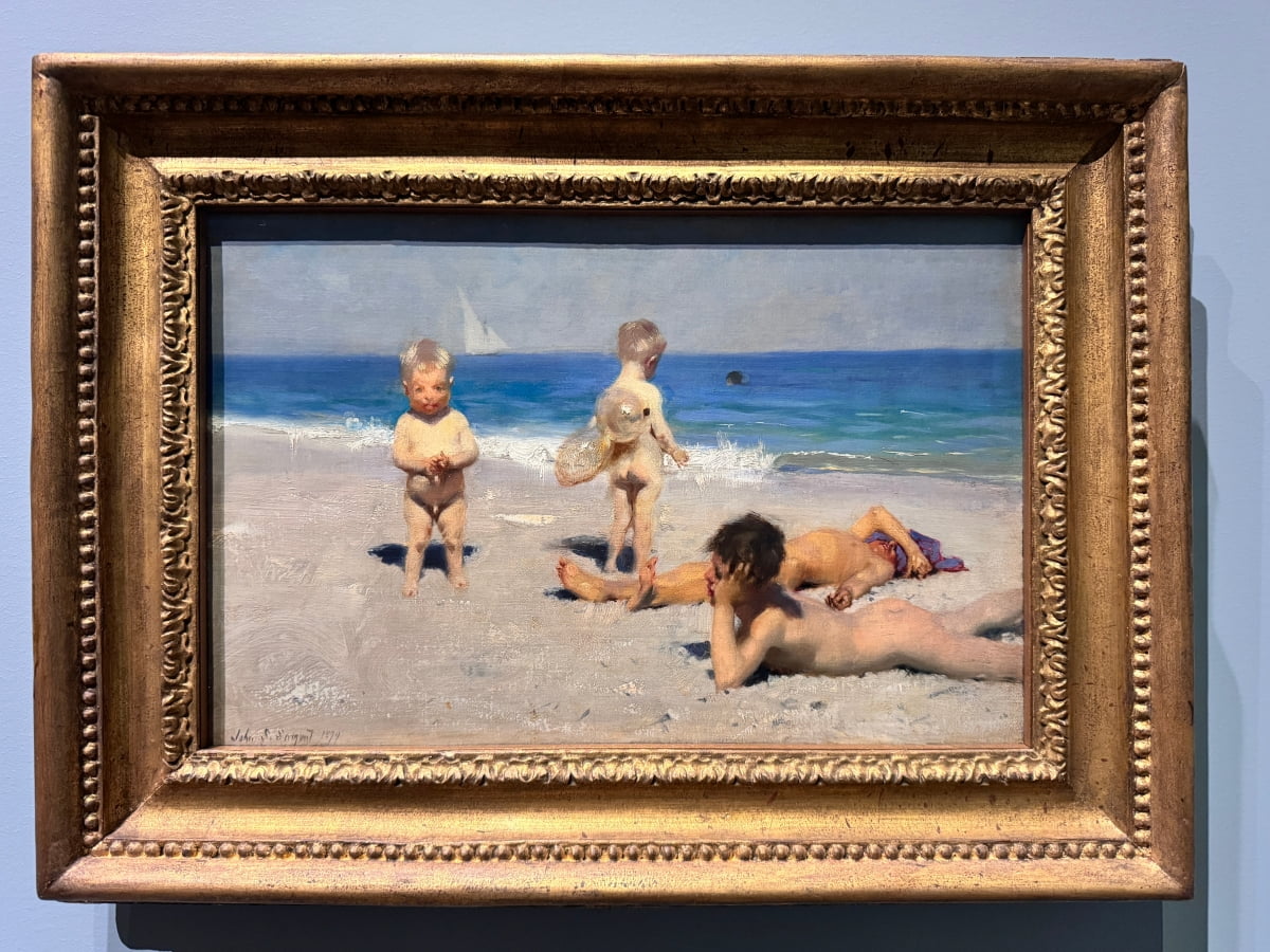 Neapolitan Children Bathing,1879  ⓒ Clark Art Institute, WIlliamstown, Massachusetts
