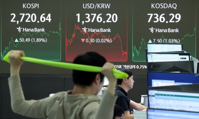 [포토] 기지개 켜는 코스피