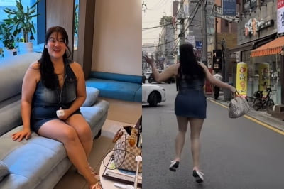 '150㎏→81㎏' 미나 시누이, 노출 원피스 입었다가 '급사과'