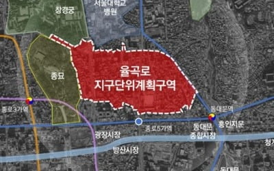 종로구, 율곡로 지구단위계획 재정비…용적률 600%로 상향