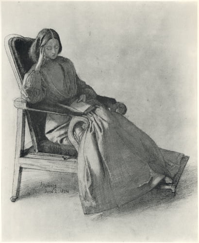 책을 읽는 시달(1854).