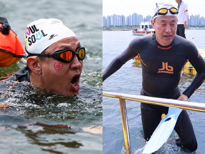 "믿기지 않을 정도"…오세훈, '한강 수영' 후 감탄한 이유