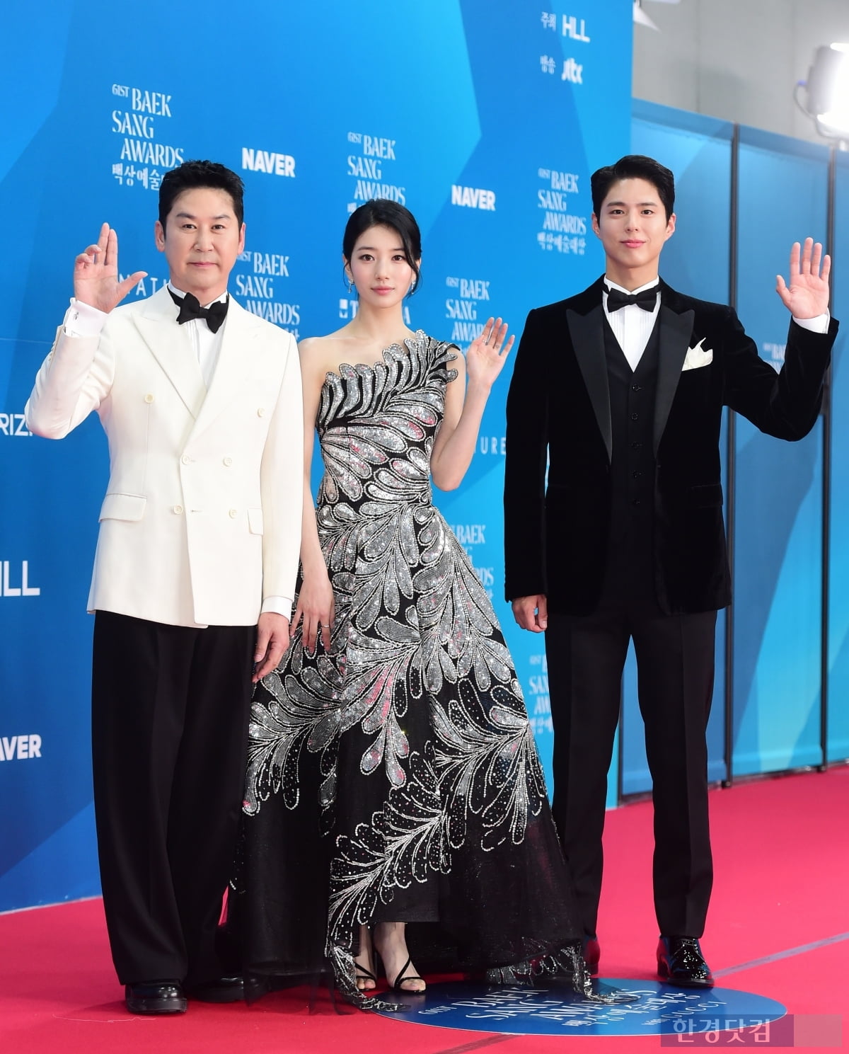 [포토] 신동엽-수지-박보검, '오늘도 빛나는 세 MC'