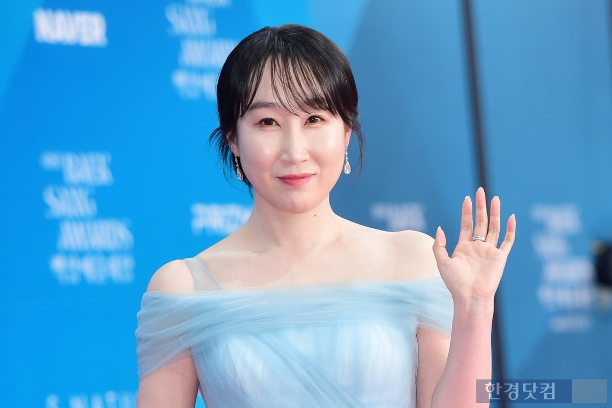 [포토] 김국희, '하늘하늘 드레스 입고 우아함 과시'
