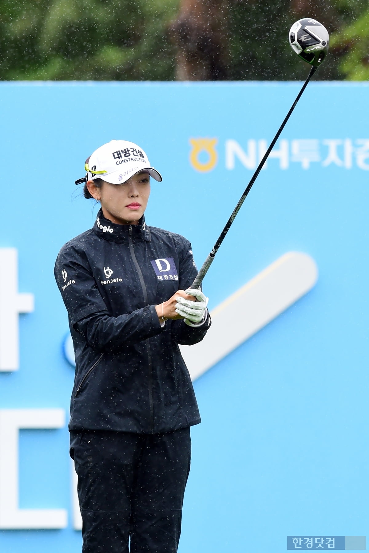 [포토] 현세린, '거센 비바람 속에서 힘찬 티샷'