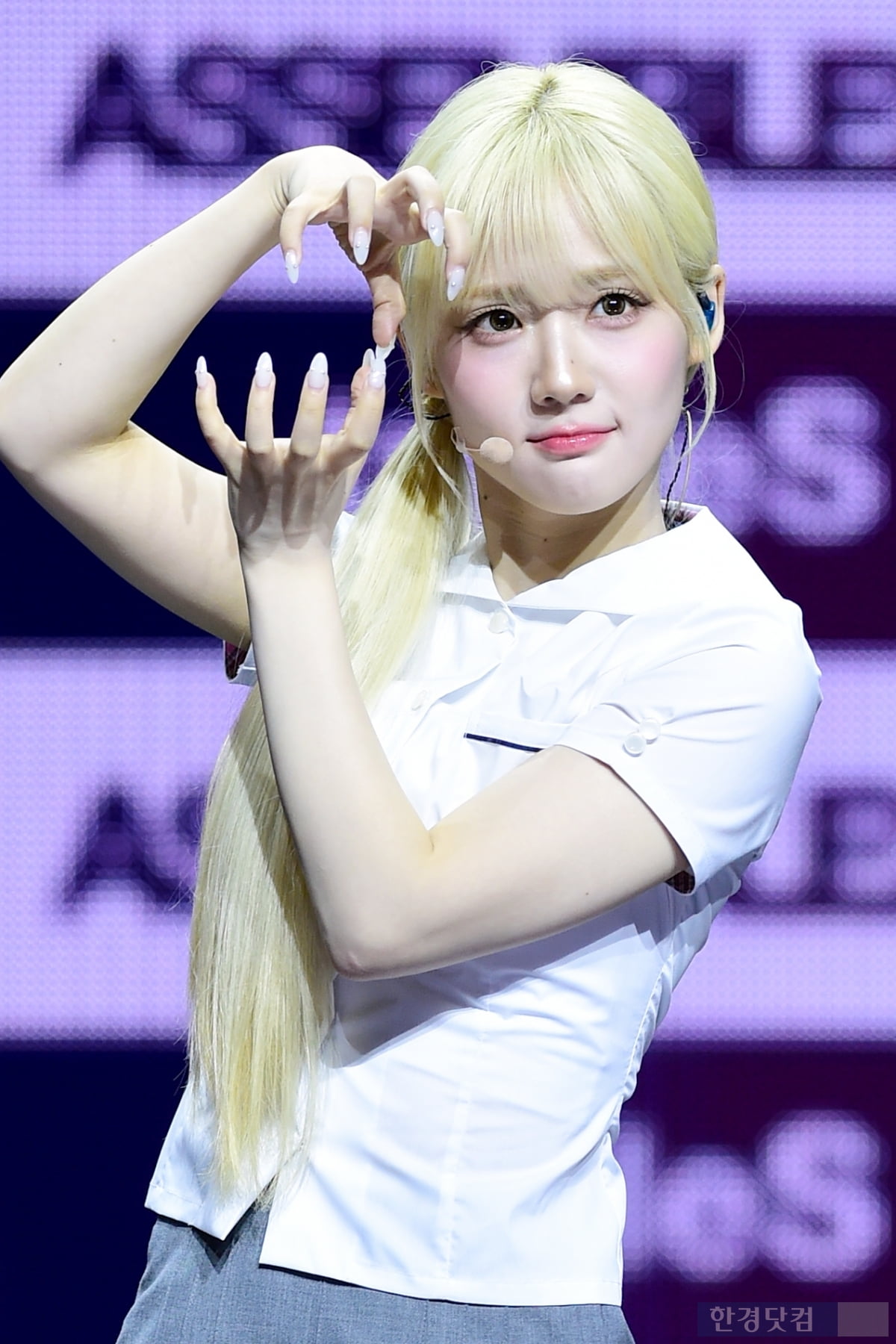 [포토] 트리플에스 윤서연, '금발도 잘 어울려~'