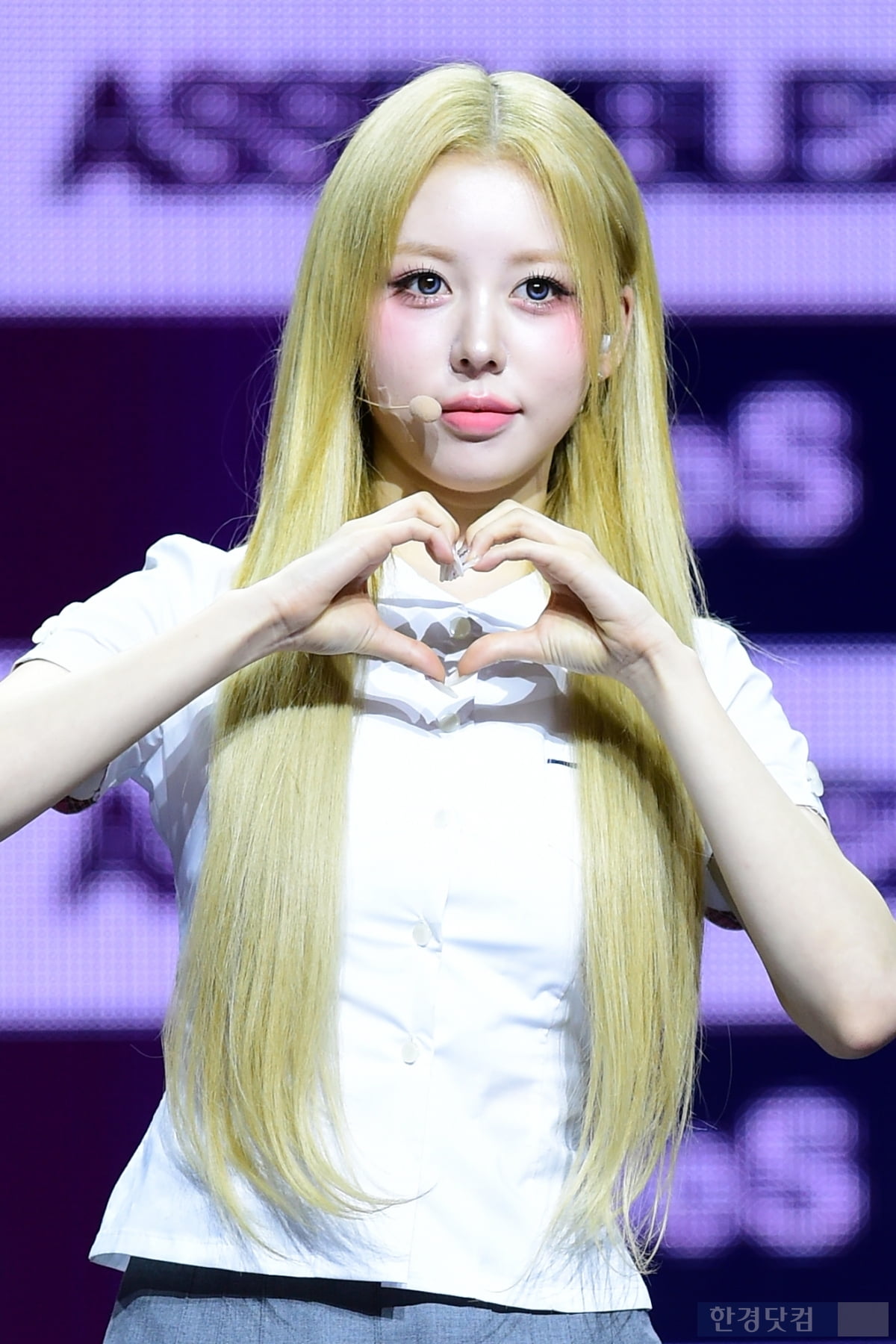 [포토] 트리플에스 정혜린, '깜찍한 금발 인형 같네~'
