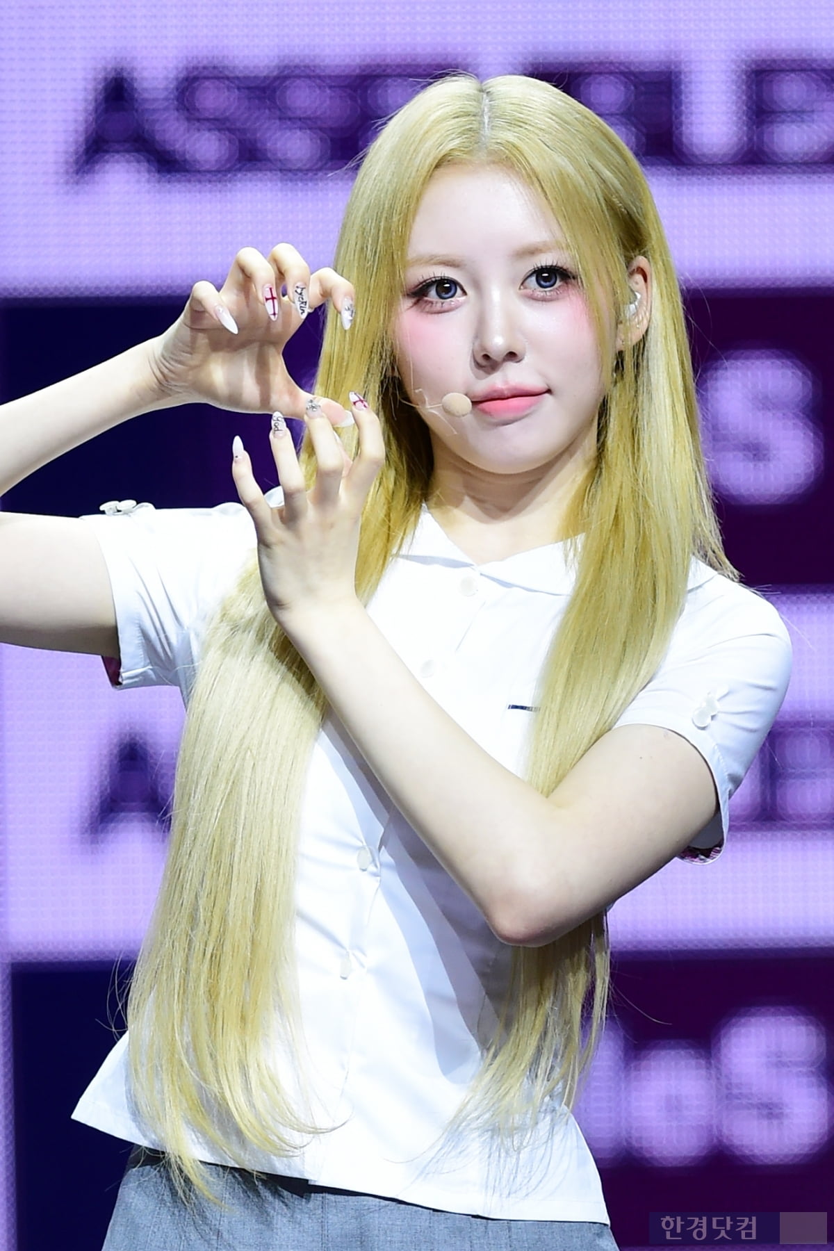 [포토] 트리플에스 정혜린, '깜찍한 금발 인형 같네~'