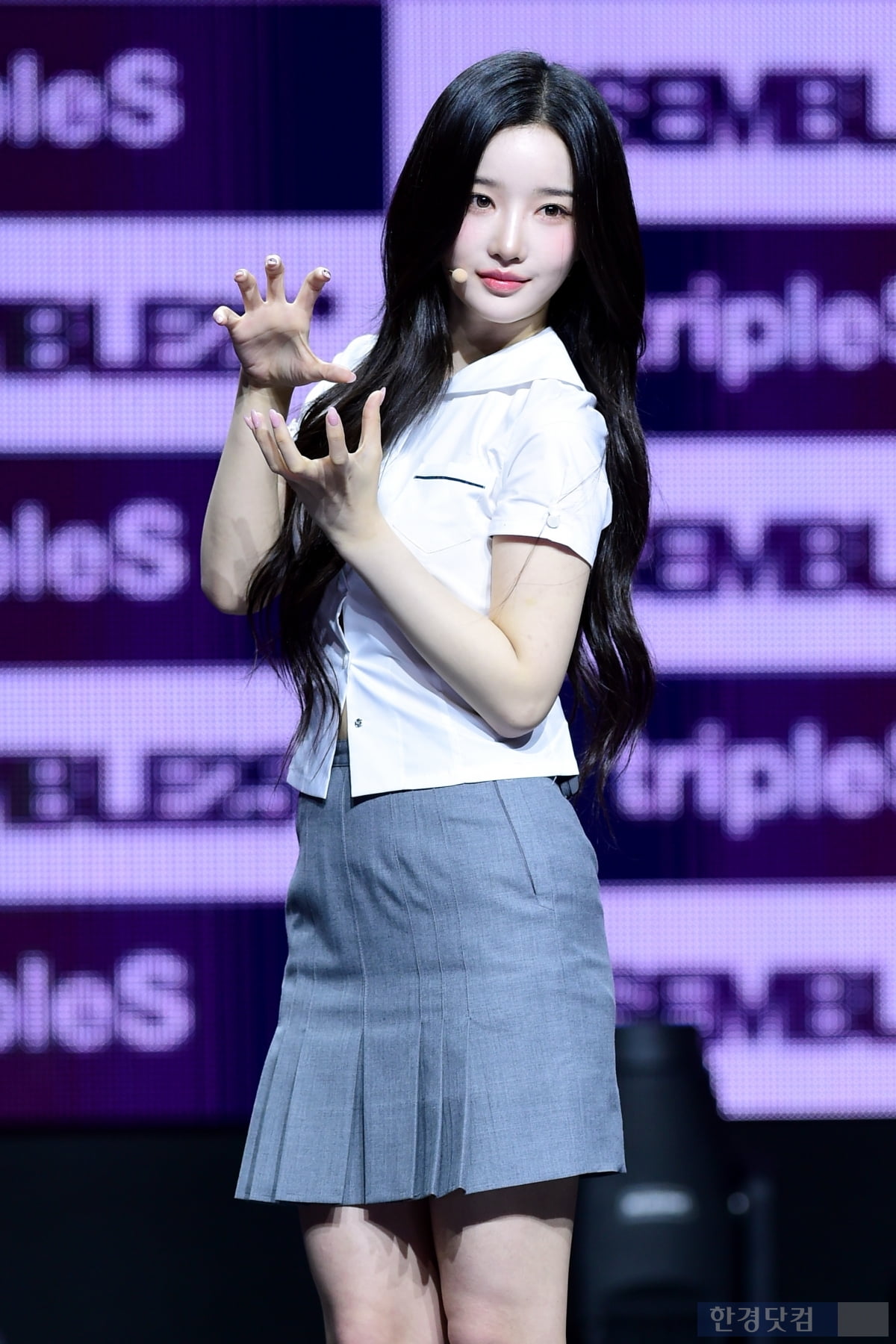 [포토] 트리플에스 김유연, '말로 다 표현할 수 없는 예쁨'
