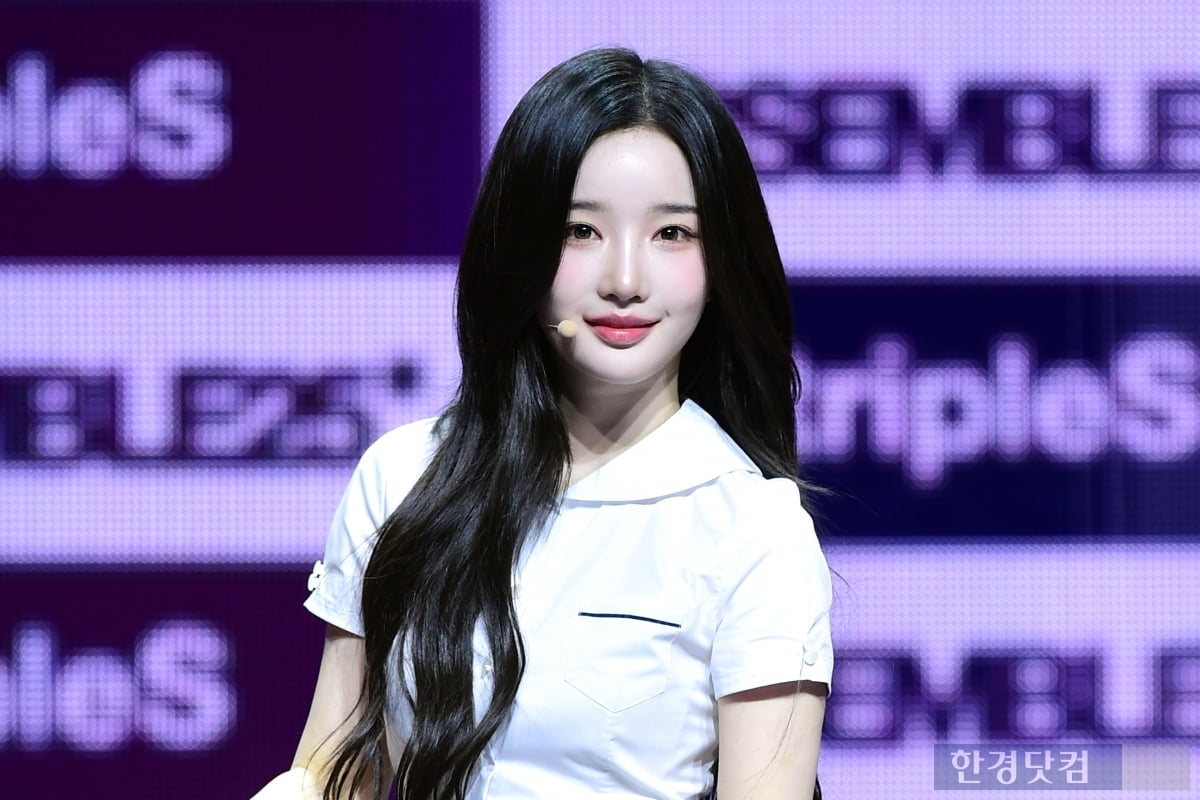 [포토] 트리플에스 김유연, '말로 다 표현할 수 없는 예쁨'