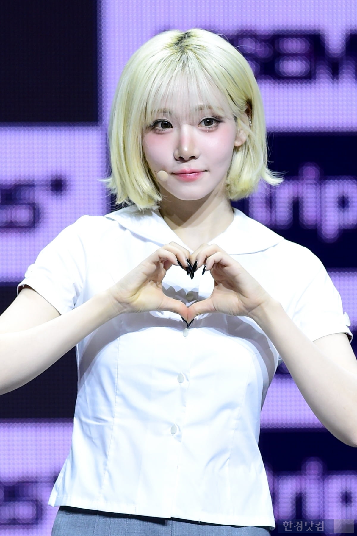 [포토] 트리플에스 김나경, '금빛 단발로 깜짝 변신'