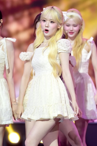 [포토] 트리플에스 윤서연, '러블리한 금발 요정'