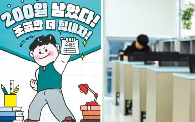 [사진으로 보는 세상] 수능 D-192…"꿈 향해 한발짝 더!"