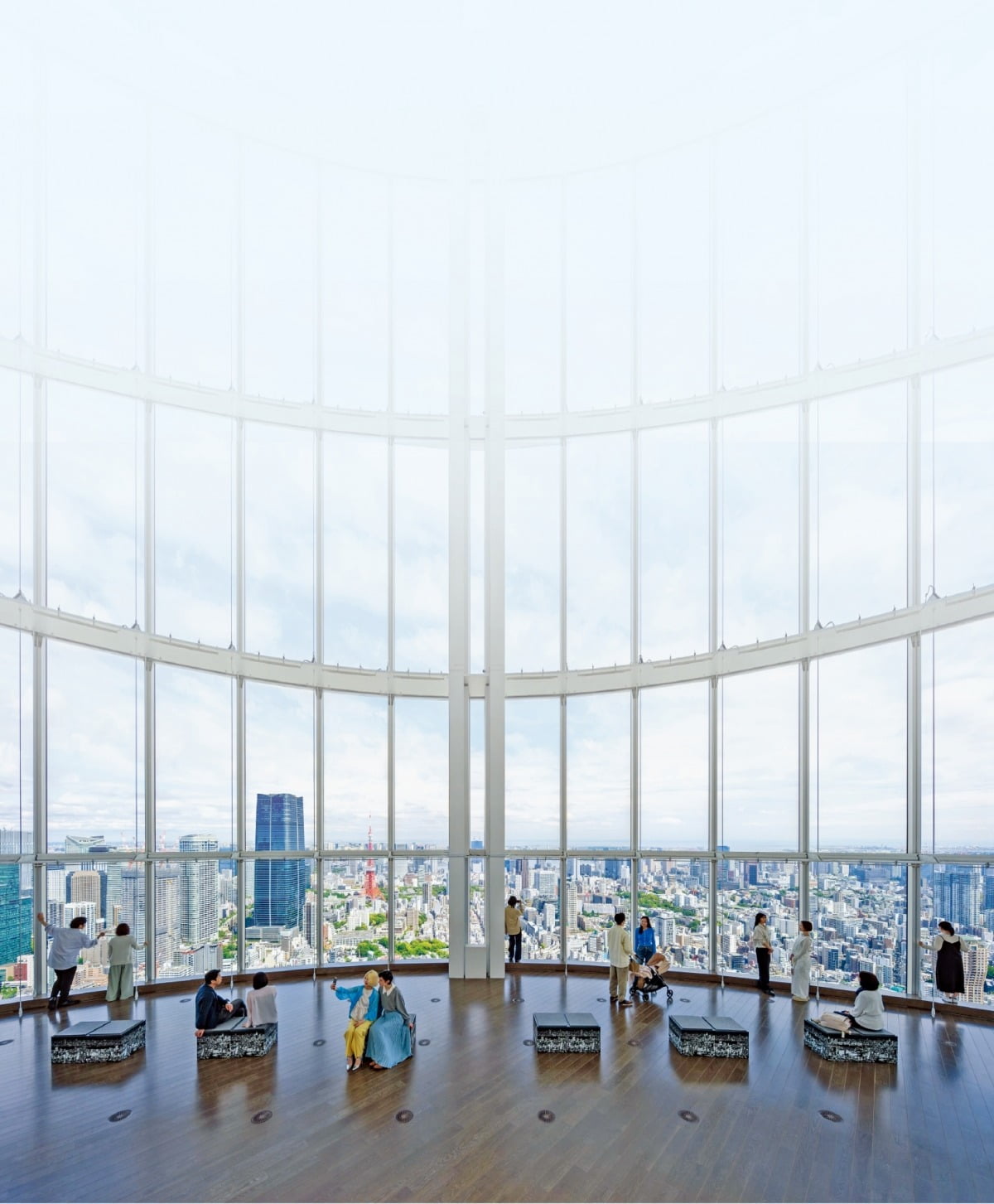   도쿄 롯폰기힐스 모리타워 52층에 있는 ‘도쿄 시티 뷰’. /모리미술관