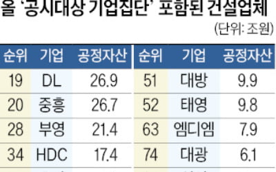 건설경기 어렵다는데…대광·MDM·신영 '몸집' 키웠다