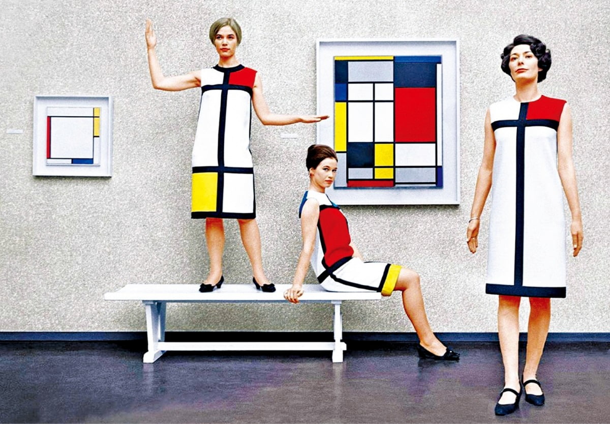 이브 생로랑이 디자인한 몬드리안 드레스(Mondrian Dress) /ⓒEric Koch/Anefo