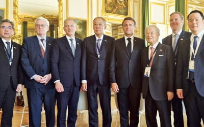 한경협, 마크롱과 단독 라운드테이블