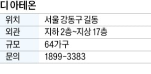 디 아테온, 서울 강동구에 공급하는 소형 면적, 생활 인프라 탄탄…역세권 복합개발