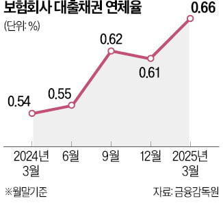 보험사도 대출 연체율 '경고등'