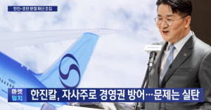 한진칼, 자사주로 경영권 방어…문제는 실탄