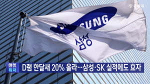 D램 한달새 20% 올라…삼성·SK 실적에도 효자