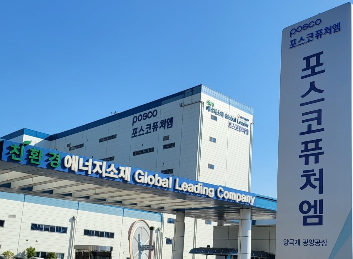 [속보] 포스코퓨처엠, 1.1조 유증 단행…애프터마켓 8%대 급락