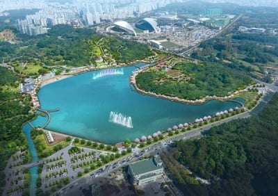 전국 1호 국가도시공원 유력 ‘중앙공원 롯데캐슬 시그니처’ 눈길