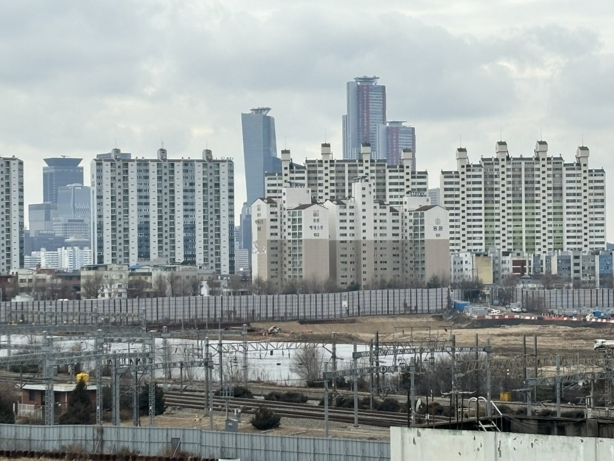 서울 용산국제업무지구가 들어설 용산정비창 부지 인근. 사진=한국경제