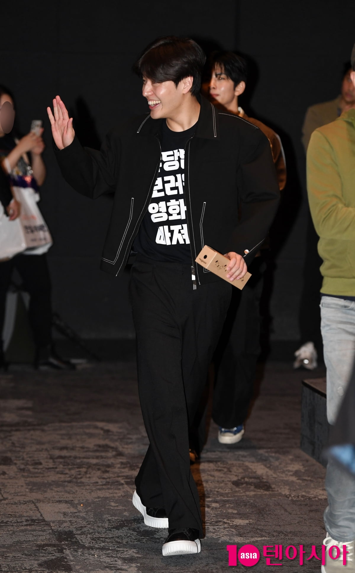 Kang Ha-neul Attends Stage Greeting for Crime Action Film 'Yadang' in Seoul