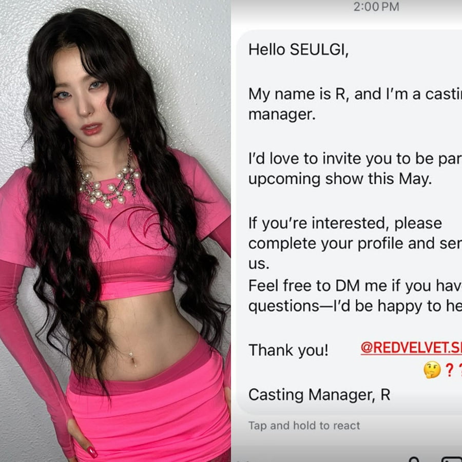 Red Velvet's Irene and Seulgi Receive Bizarre Casting Offer via Instagram DM