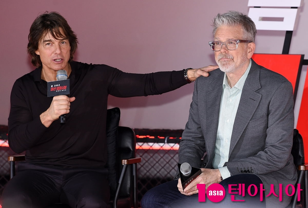 Tom Cruise and Director Christopher McQuarrie Attend 'Mission: Impossible – The Final Reckoning' Press Conference in Seoul