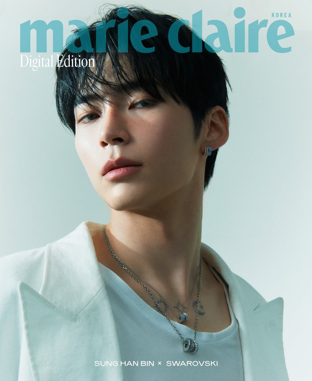 ZEROBASEONE's Sung Han-bin Shines in Fashion with Swarovski Collaboration