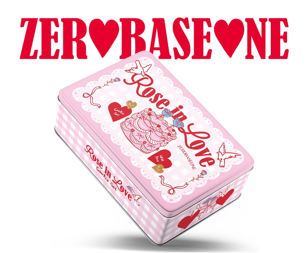 Ahead of Rose Day on May 14th... ZEROBASEONE 'Rose in Love' Cookie Set will be on sale!